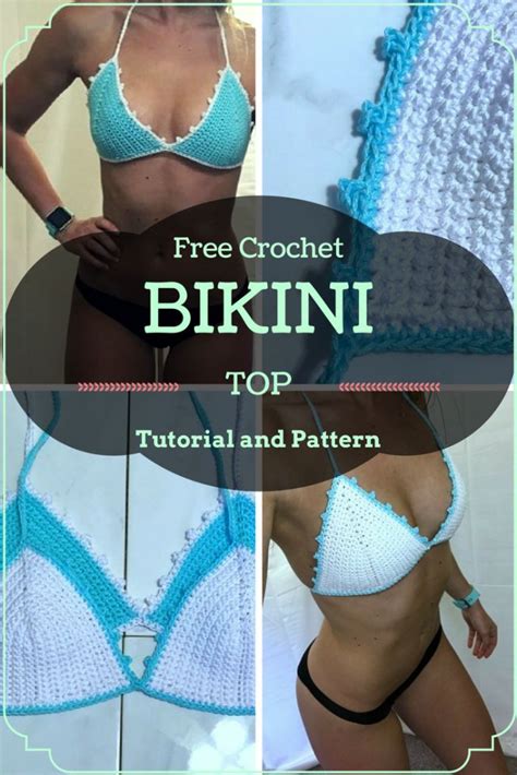 Haut De Bikini Bikini Crochet Bikini Au Crochet Tricoter Nager