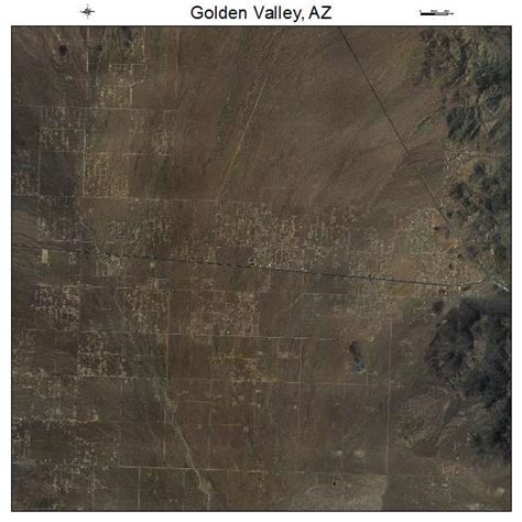 Aerial Photography Map Of Golden Valley Az Arizona