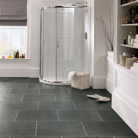 Should we use small tiles for the vertical portion? Bathroom Flooring Ideas for Your Home | Karndean Australia