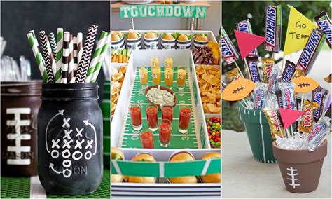 These diy party decor ideas will decorate your space for any celebration. 12 DIY Football Decorations for a Super Bowl Party ...