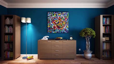 Interior Designabstract Paintingmodern Art Youtube