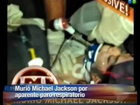 La Primera Noticia De La Muerte De Michael Jackson Espa Ol Youtube