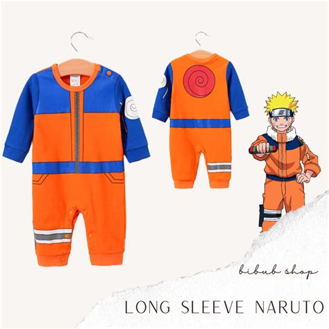 Jual Bibub Pa1 Naruto Baby Romper Costume Bayi Ninja Naruto Lengan