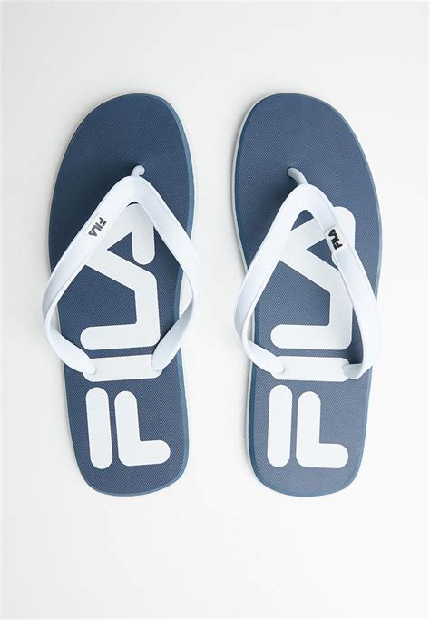 Leonardo Flip Flop Bluewhite Fila Sandals And Flip Flops