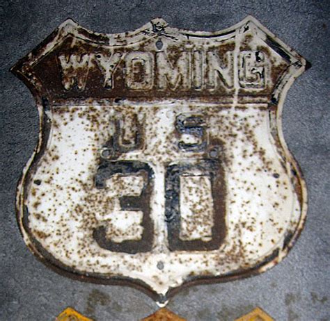 Wyoming U S Highway 30 Aaroads Shield Gallery