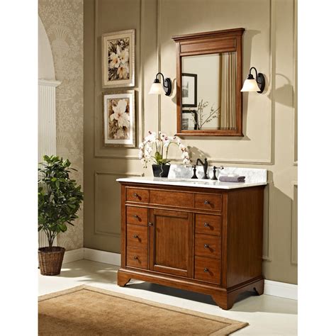 There are a variety of spacial, plumbing and style concerns. Fairmont Designs Framingham 42" Vanity - Vintage Maple ...