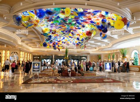 The Lobby At The Bellagio Hotel Las Vegas Usa Stock Photo 31407922