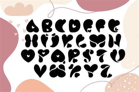 Love You Hand Drawn Valentine Font By Happy Letters Thehungryjpeg