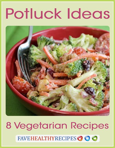 And they are so much easier and cheaper to make than you might think. Potluck Ideas: 8 Vegetarian Recipes | FaveHealthyRecipes.com