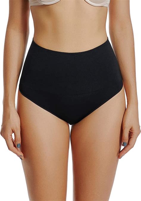 joyshaper high waisted tummy control thong underwear women slimming thong underwear seamless