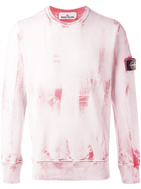 | published on april 21, 2020. Lyst - Stone Island Tie-dye Sweatshirt in Pink for Men