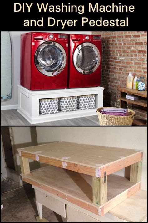 Or perhaps a new refrigerator! DIY Washing Machine and Dryer Pedestal | Your Projects@OBN ...