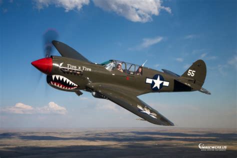 Curtiss P 40 Warhawk Air To Air Imagewerx Aerial And Aviation Photography