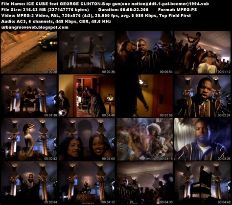Urban Groove Vob Collection Ice Cube Fat George Clinton Bop Gunone