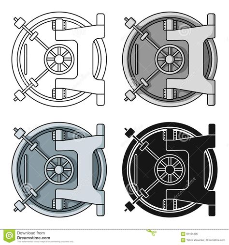 7671 colerain ave, cincinnati, oh 45239, usa. Bank Vault Icon In Cartoon Style Isolated On White Background. Money And Finance Symbol Stock ...