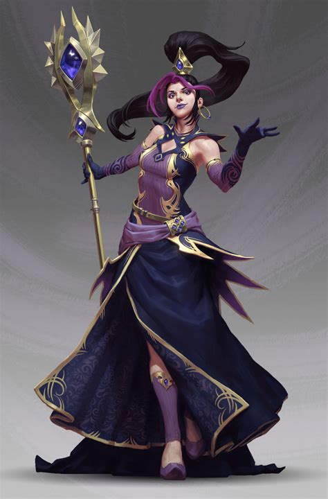 Sorceress Mclean Kendree Fantasy Character Design Female Character Concept Female Character
