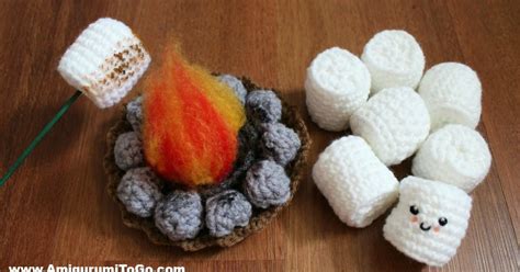 Maybe you would like to learn more about one of these? Roasting Marshmallow and Fire Pit ~ Amigurumi To Go