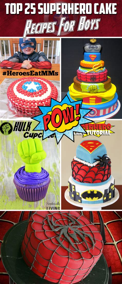Book cakes are an awesome idea that is best for to motivate students towards reading. Top 25 Superhero Cake Recipes and Ideas For Boys - My Cake ...