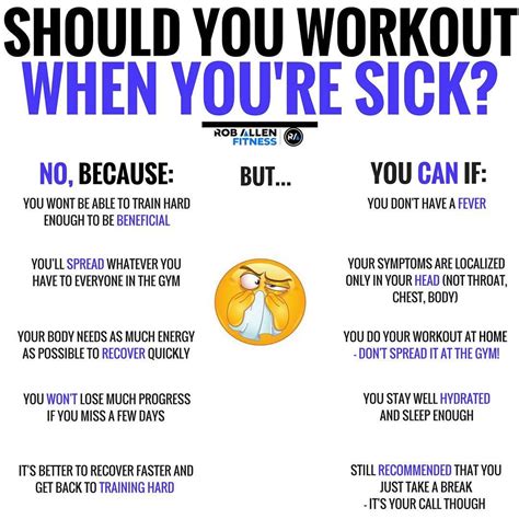 Should You Exercise When Sick🤧 Fitness Jobs Workout Challenge 30