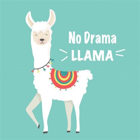 Premium Vector Cute Cartoon Llama Unicorn Character Cartoon Llama