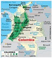 Map of Colombia - World Atlas