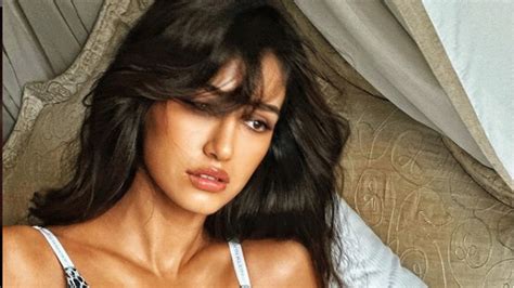 disha patani sets internet on fire with her sizzling avatar in metallic lingerie see pic