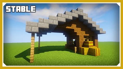 Easy ideas easy cute minecraft builds. Minecraft: How To Build A Stable Tutorial (Easy Survival ...