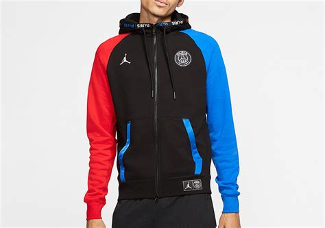 Nike jordan x psg jumpman sweatshirt. NIKE AIR JORDAN PSG PARIS SAINT-GERMAIN BLACK CAT FLEECE ...