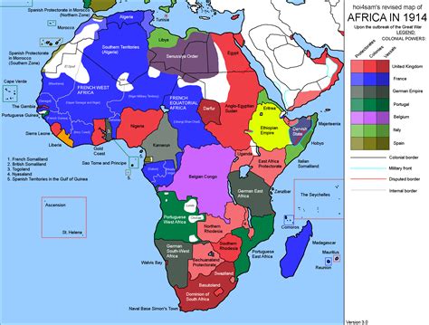 See a map of africa in 1914, after the scarmble for africa has left most of the continent divided up between european empires. Version 3.0 of my Africa 1914 map. : MapPorn