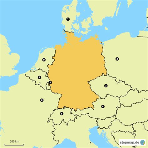 Gerhold karlson geändert vor über 6 jahren. Nachbarländer Deutschlands von Dennat - Landkarte für ...