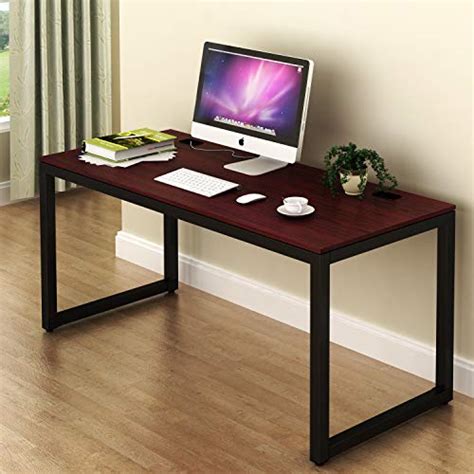 I love it!niai love it, there are a few things i would adjust one of the being depth of the desk i needed a few more inches deeper but. SHW Home Office 55-Inch Large Computer Desk, Cherry ...