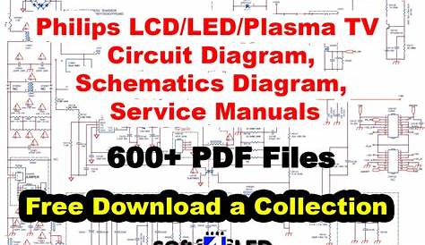 Philips LCD/LED/Plasma TV Circuit/Schematics Diagram, Service Manual