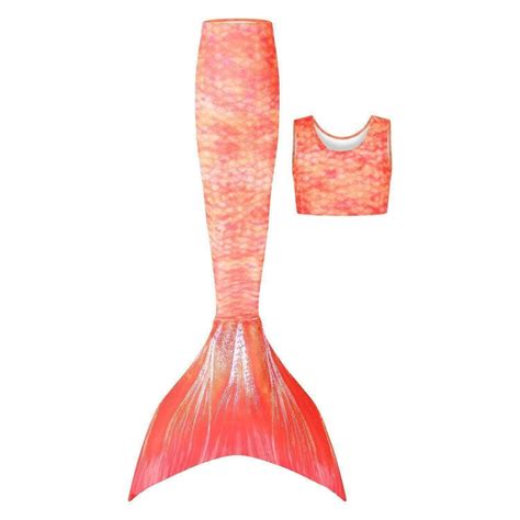 Sunset Splash Mermaid Tail Fun Swimmable Tails And Fins For Kids