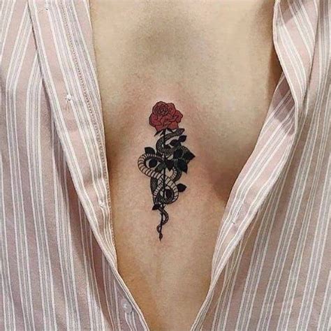 Trendy And Best Chest Tattoos For Women To Look Hot In Baospace