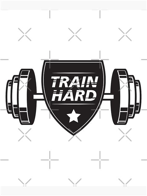 Train Hard Gym Worm Gym Worm Poster For Sale By Saymendesigns