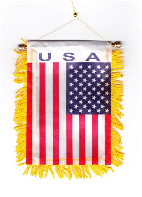 Usa Window Hanging Flag