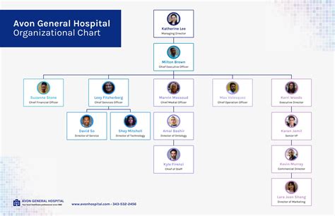 Corporate Hospital Organizational Chart Venngage