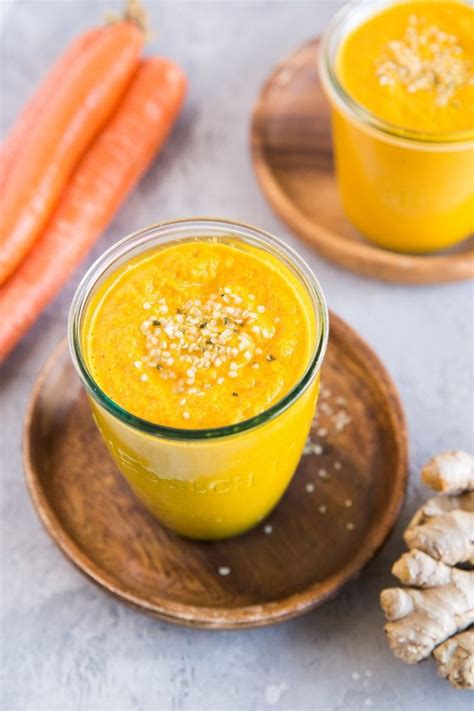 Anti Inflammatory Carrot Ginger Smoothie The Roasted Root