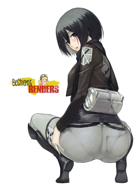 Shingeki No Kyojin Mikasa Ackerman Hd Render By Spaminart On Deviantart