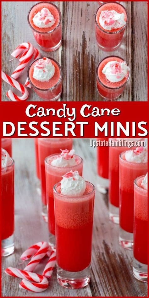 These Candy Cane Dessert Minis Are An Easy Holiday Dessert Perfect For Christmas There Are