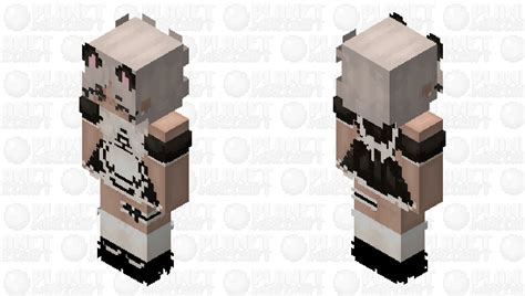Maid Blond Girl With Cat Ears♡ Minecraft Skin