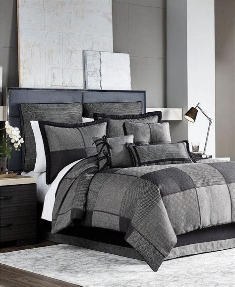 Product don't have any reviews. Croscill Oden Charcoal Grey King Comforter + 2 Sham ...