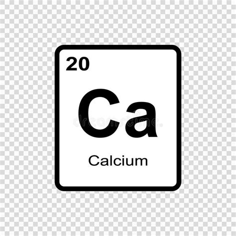 Chemical Element Calcium Stock Illustration Illustration Of Periodic