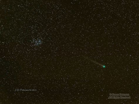 Comet Lovejoy 2014 And The Pleiades Photography By Jim Peterson