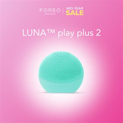 [mid Year Sale Exclusive] Foreo Luna Play Plus 2 For All Skin Types Facial Cleansing Brush
