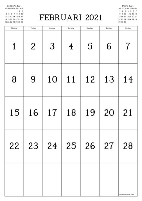 Det enklaste sättet att skriva ut en tom kalender utan några möten eller avtalade tider är att skapa en tom kalender och sedan använda utskriftsalternativen för att anpassa datumintervallet och utskriftsformaten (dagligen, veckovis, månadsvis eller årsvis). Utskrivbara Kalender 2021 Skriva Ut : 2021 Arkiv ...
