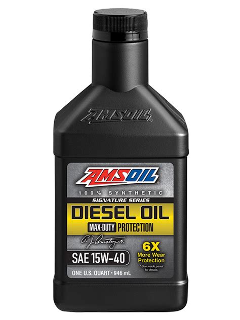 Amsoil Signature Series Max Duty Synthetic Diesel Oil 15w 40 Complete