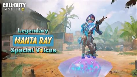 Voice Of Legendary Manta Ray In Season 4 Codm 😍 Youtube