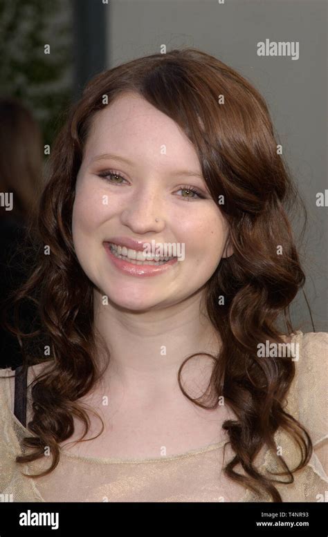 Los Angeles Ca December 12 2004 Actress Emily Browning At The World