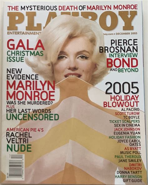 Playboy Magazine Marilyn Monroe December 2005 Etsy